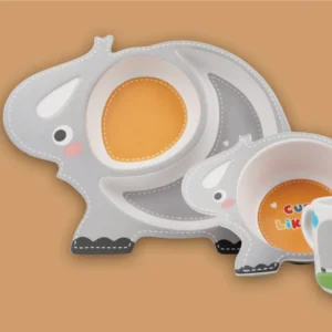 Kids Elephant Dinnerware Set 5 Pcs